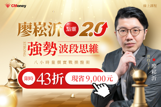 下殺 43 折🔥還送3大好康🔥廖崧沂的8 小時波段實戰線