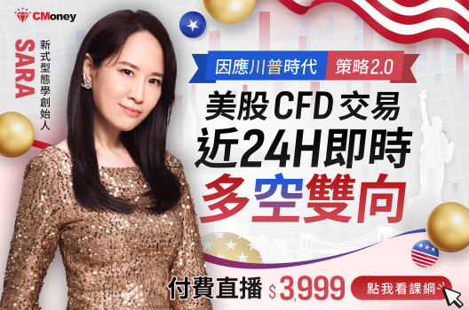 【Sara】想學美股選擇權 CFD 多空操作？線上直播報名中