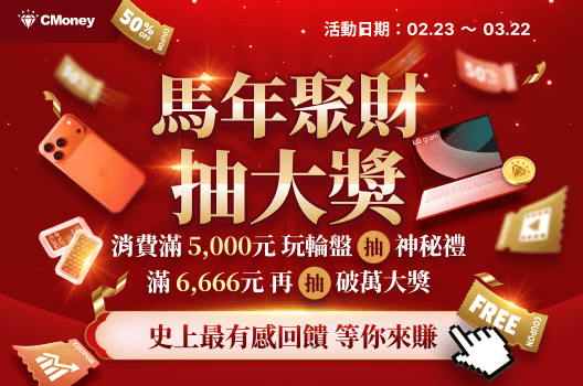 【CM馬年聚財抽大獎｜即將結束】⏰全站消費滿額，即可抽神秘禮