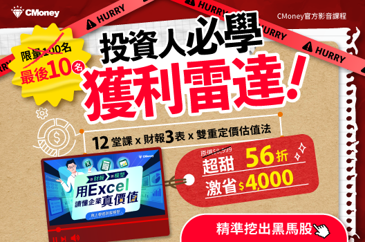 【Excel財報課+法人估值模型】一次帶走 限時現省 $4,
