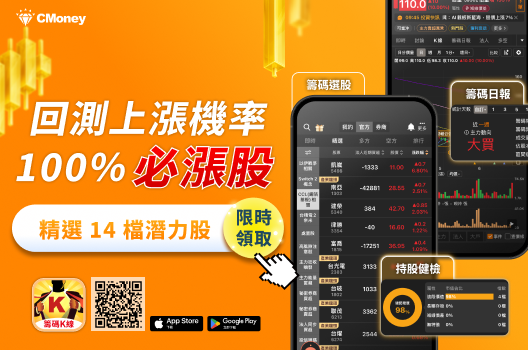《籌碼K線 》透過獨家的數據回測統計出9月漲機率100%的必