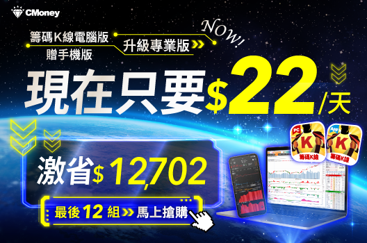 📢最後12組！$22/天掌握主力動向勝率+98%🌟