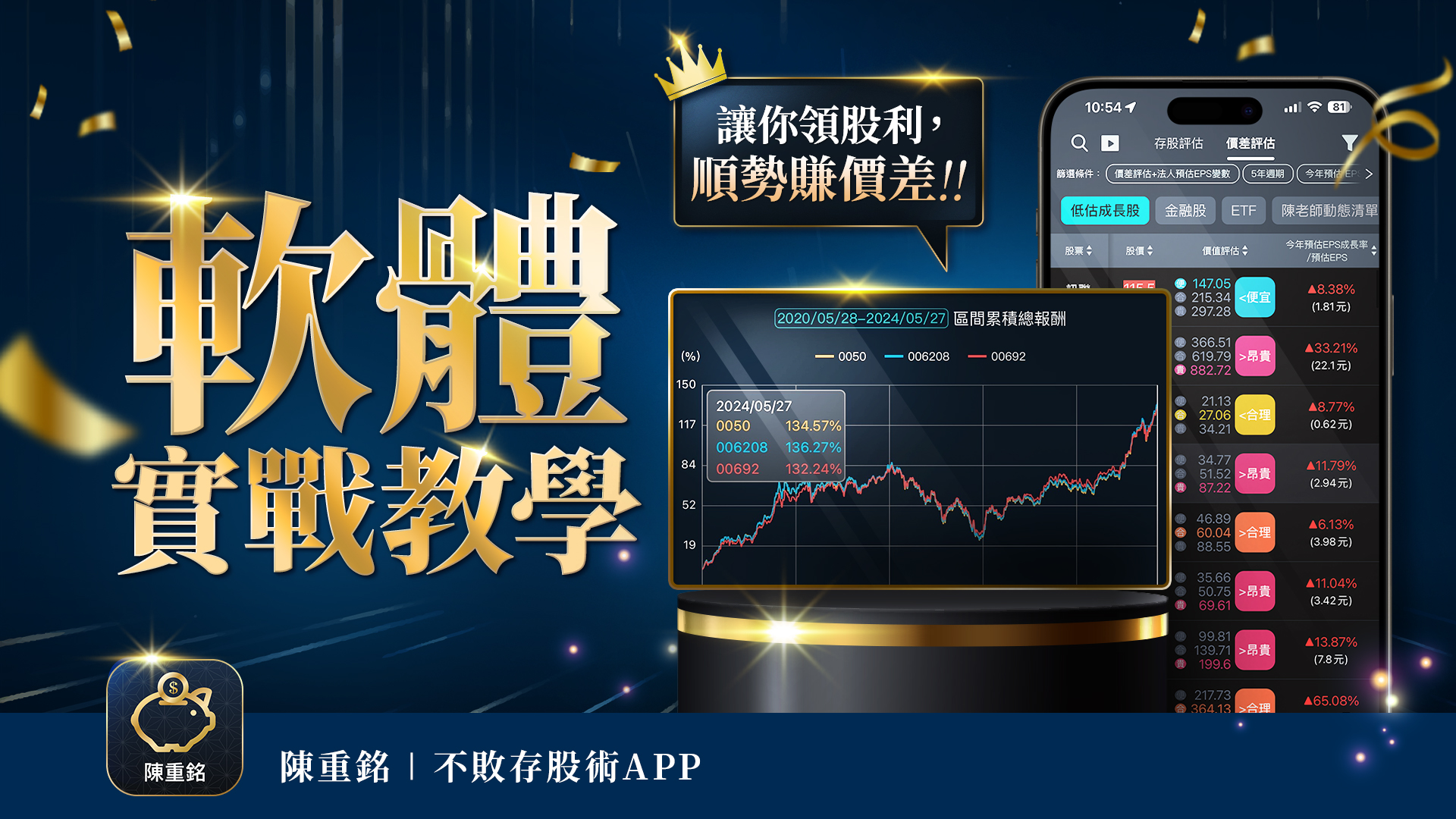 🔓重點必看｜不敗存股術APP：全功能實戰應用教學｜2024.07.04
