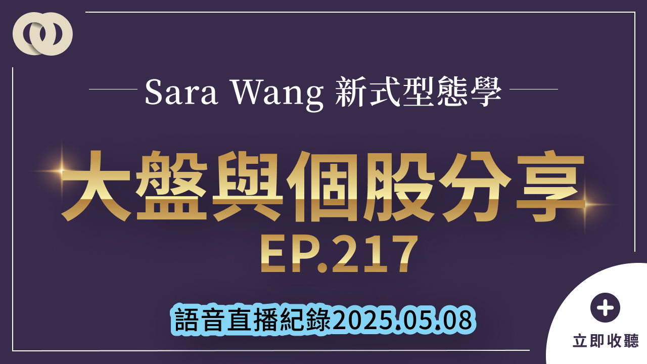SARA EP.217｜05.08大盤與個股分享 x 語音直播