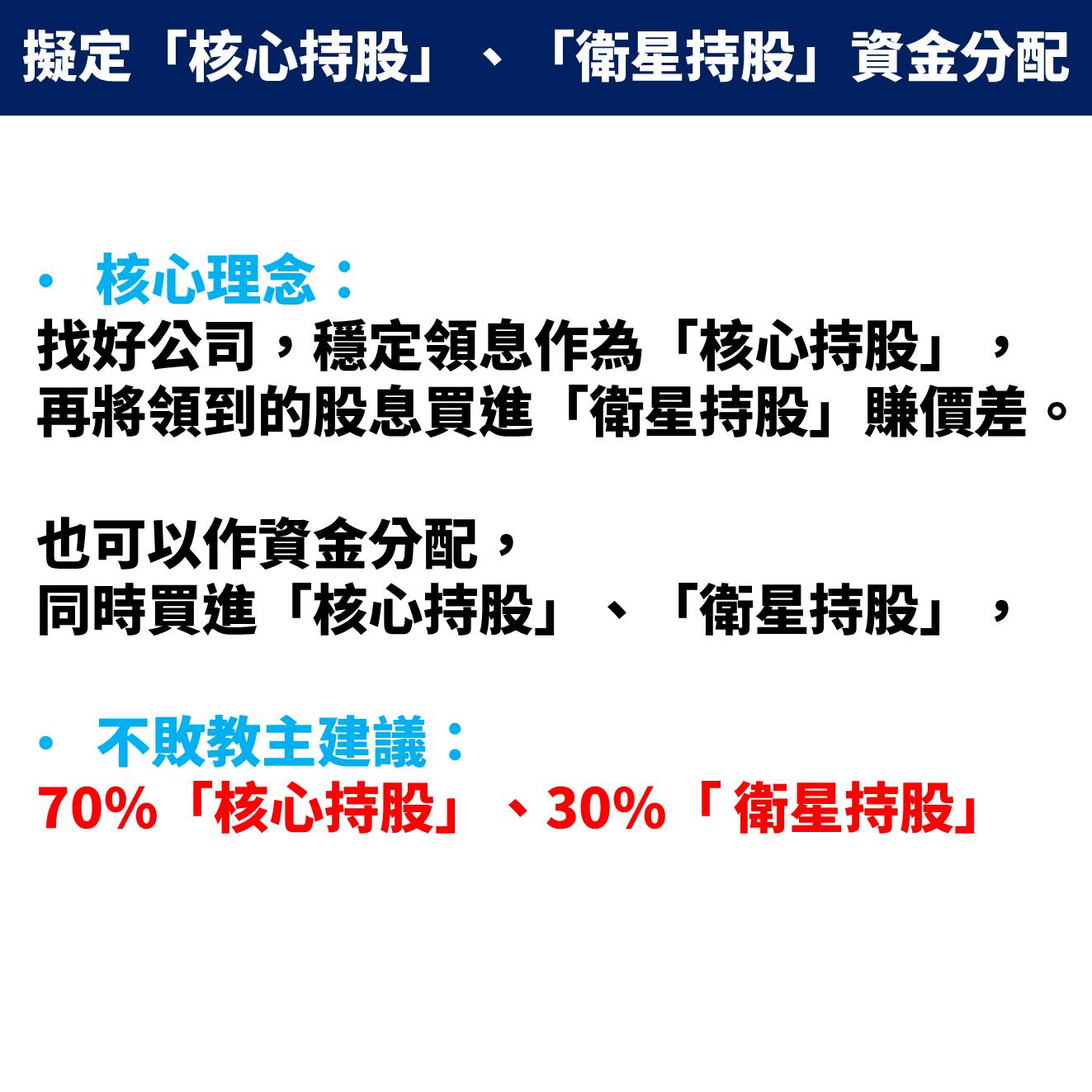不敗教主陳重銘資產配置