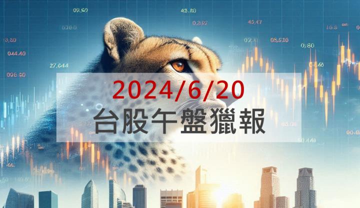 6/20午盤獵報：聯亞(3081)盤中急拉漲停！攜手Intel進軍CPO市場！