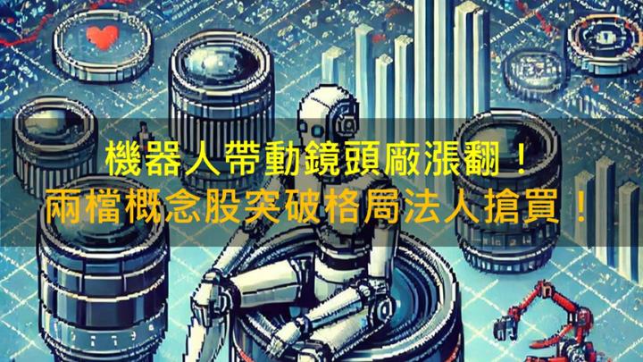 機器人類股漲翻！兩檔概念股突破格局法人搶買！