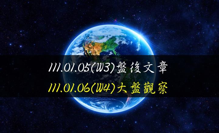 1110105(W3)盤後文章_1110106(W4)大盤觀察