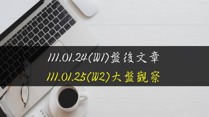 1110124(W1)盤後文章_1110125(W2)大盤觀察