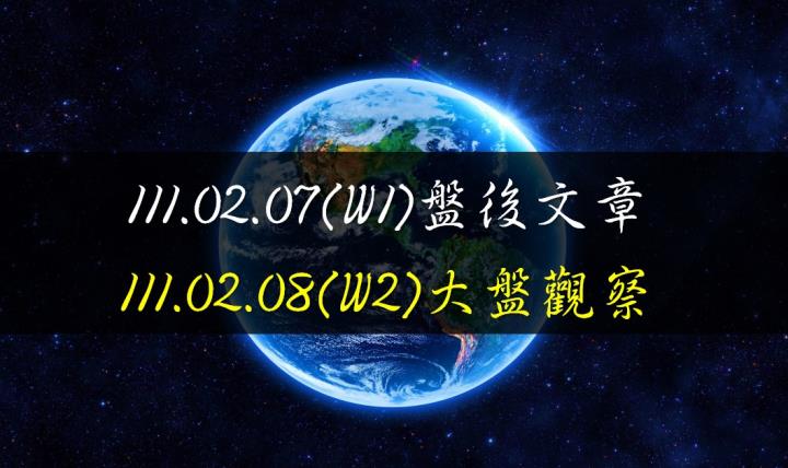 1110207(W1)盤後文章_1110208(W2)大盤觀察