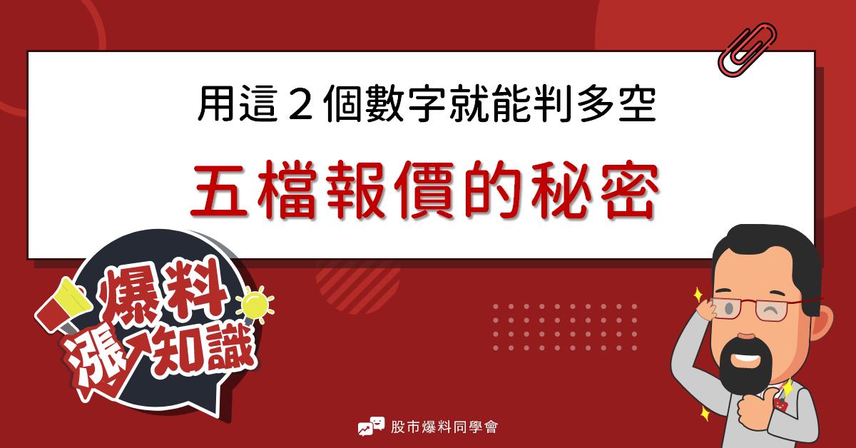 五檔報價之關鍵內外盤比
