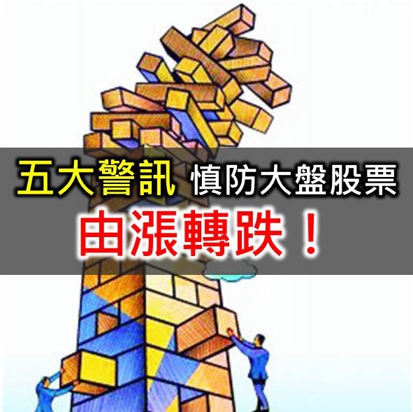 五大警訊 慎防大盤由漲轉跌
