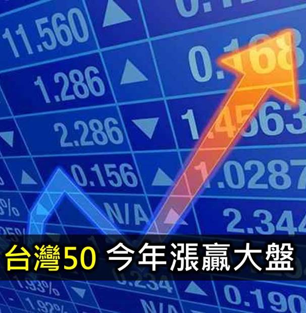 台灣50 今年漲贏大盤