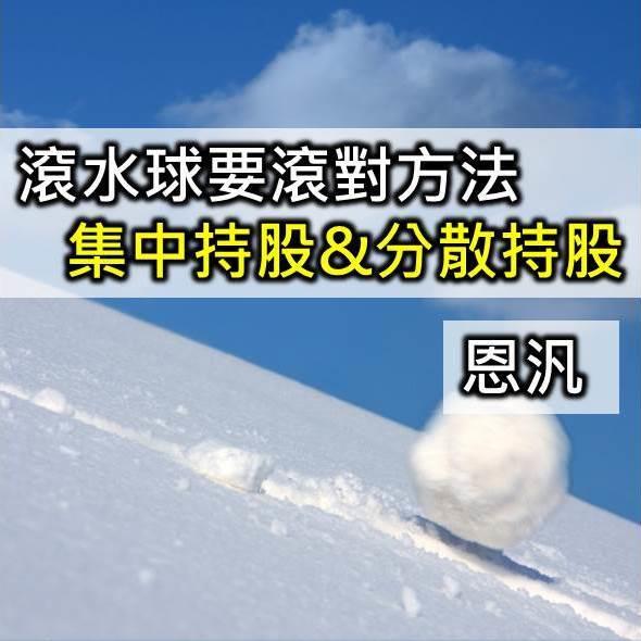 滾雪球要滾對方法 集中持股&分散持股