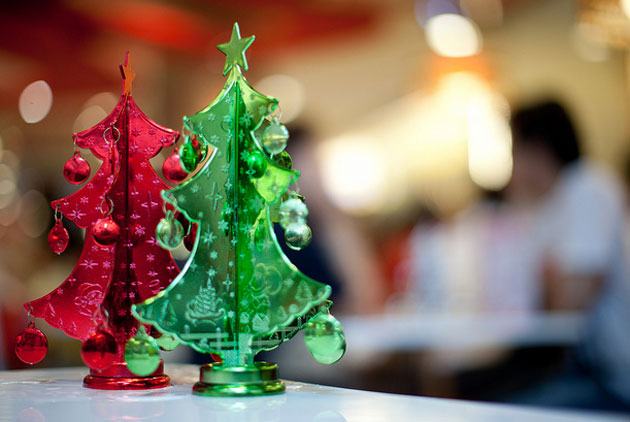 【手作冬日 天然苔聖誕樹】小空間也能 布置聖誕氣氛！