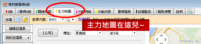 【籌碼K線PC版】主力地圖6-1｜神秘公司派難揪出？一張「地圖」讓你一眼看穿，原來是他在買...