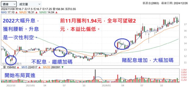 2024獲利大成長，2025年金融股前景看好，為何我敢借錢買進1700張的凱基金？