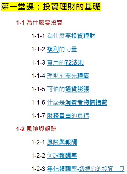網誌目錄與格式的修正方向