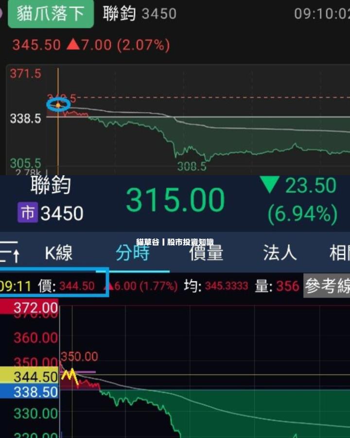 貓爪落下盤中助抓弱勢股 聯鈞隨CPO族群熄火回測
