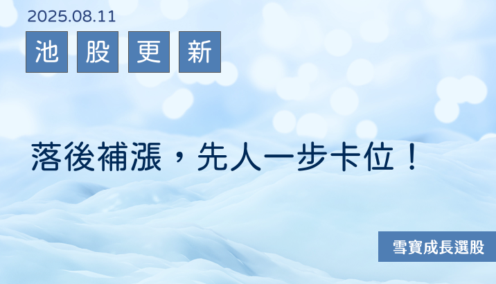 落後補漲，先人一步卡位!