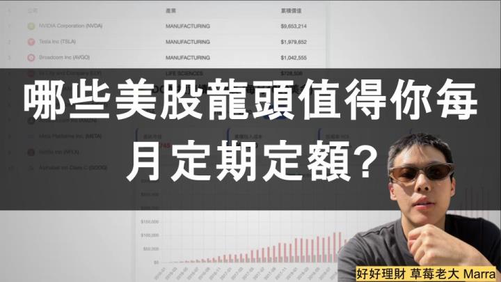 定期定額輝達、特斯拉、蘋果等美股會賺錢嗎?誰表現最好?