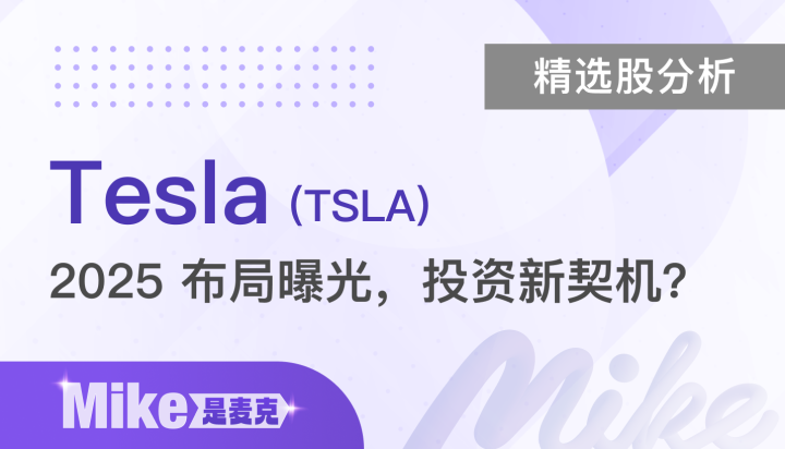 【精选股分析】Tesla 2025 大动作曝光，投资机会已来？