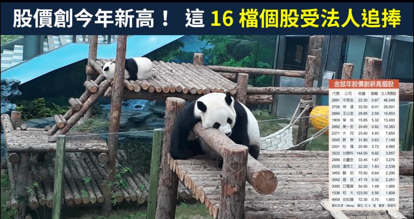 【籌碼K晨報】不畏疫情影響，股價創今年新高的 16 檔法人追捧個股，尤其青睞內需、金融...概念股