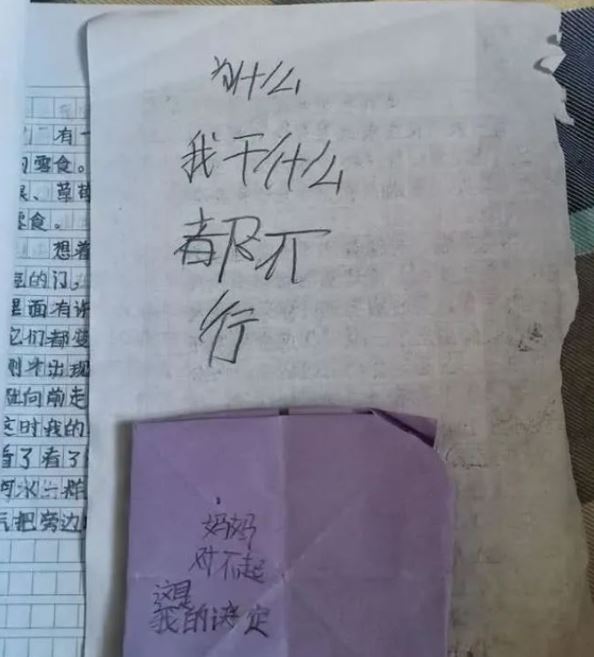 父母過度要求,成為孩子永遠的惡夢! 國小三年級女童 跳樓前寫下遺言:「為什麼我想幹麻都不行?」