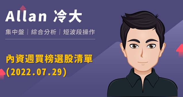 2022/07/29 內資週買榜選股清單