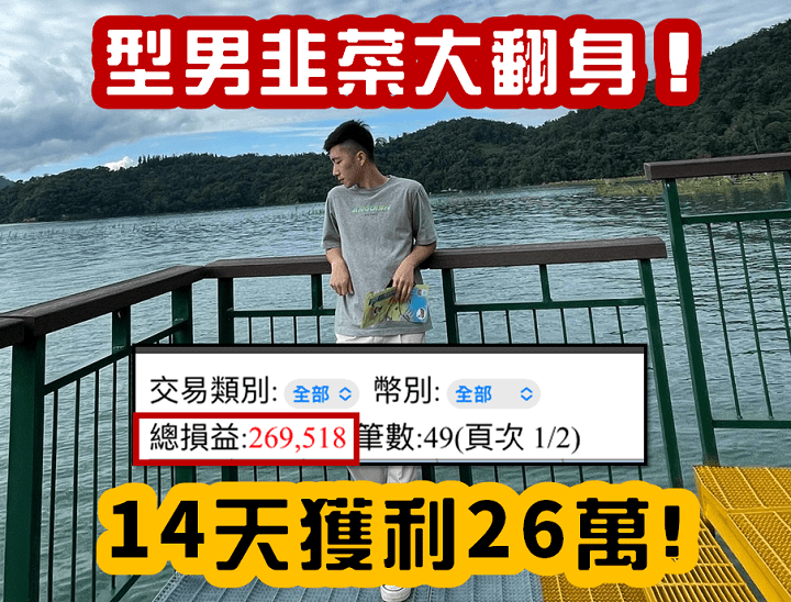 老韭菜戰勝崩盤，半月賺進26萬！用「技籌邏輯」打造熊市獲利流！