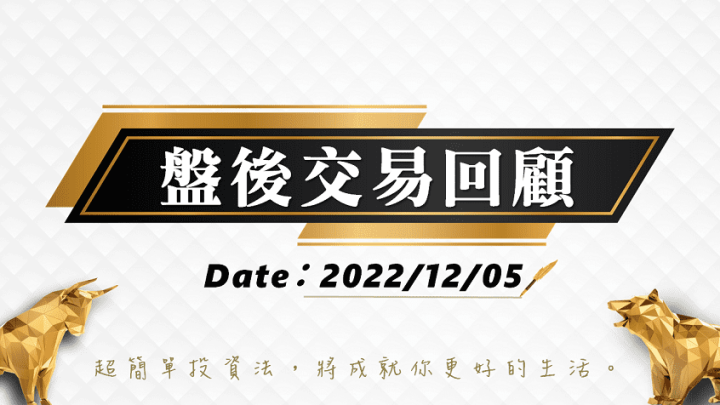 12/05 盤後交易回顧｜依照超簡單期貨交易策略，大盤可持續多方看待！