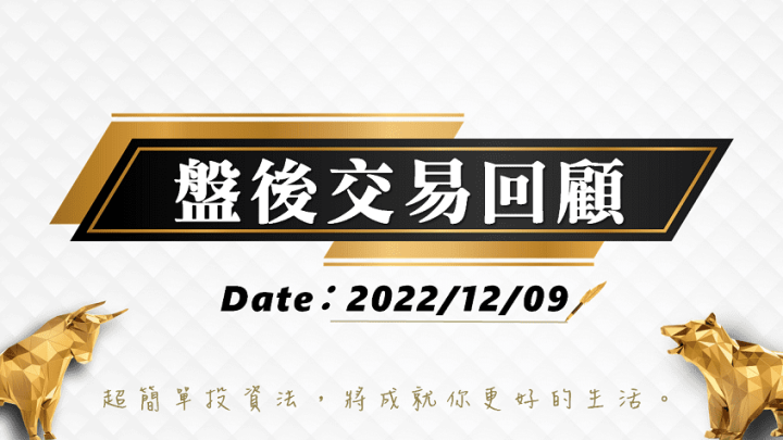 12/09 盤後交易回顧｜依據超簡單期貨交易策略，大盤轉為紅燈投資人可以多方看待盤勢