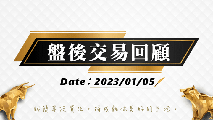 01/05 盤後交易回顧｜依據超簡單期貨交易策略，大盤黃燈投資人須謹慎面對震盪盤勢!
