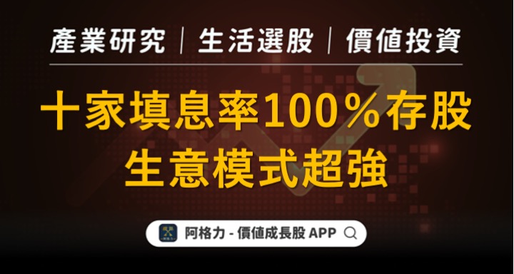 十家填息率100％存股