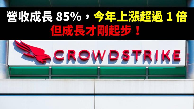 營收成長 85％，今年上漲超過 1 倍，但成長才剛起步！