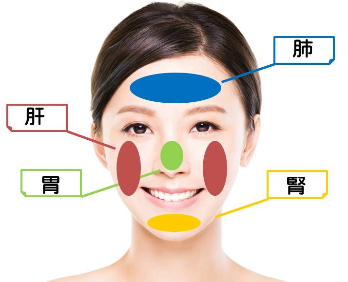 痘痘位置