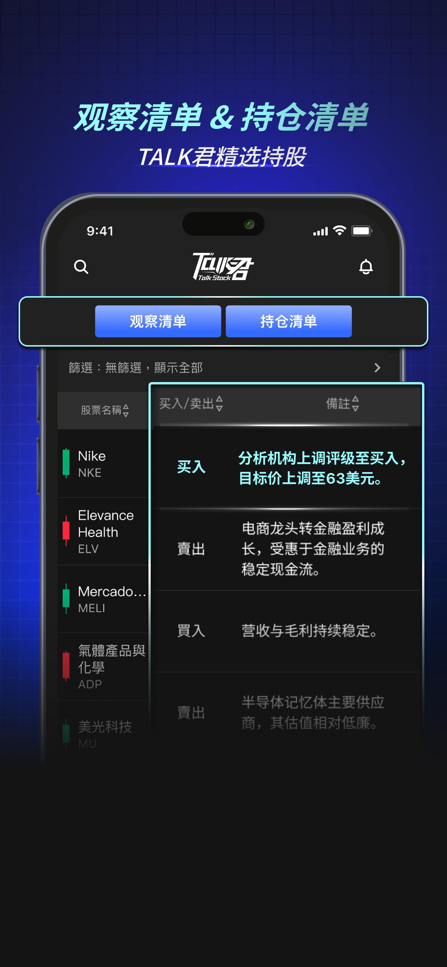 快速上手- APP 功能使用说明】市场数据X 持仓清单，提升选股策略！-投資Talk君| CMoney投資網誌