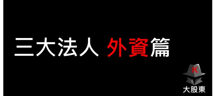 三大法人-外資篇