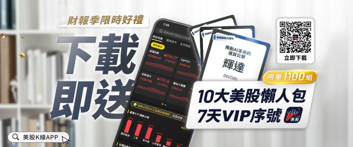 財報季限時好禮！下載就送「VIP序號 + 10大熱門美股懶人包」