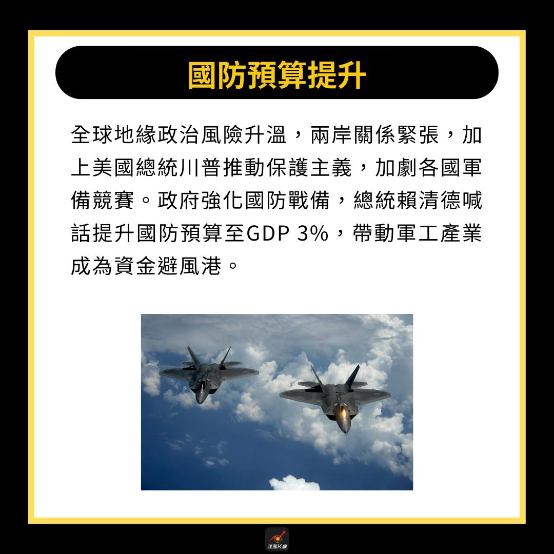 產業時事】地緣政治升溫，「軍工股」狂飆42%！ #附6檔精選概念股-CMoney官方| CMoney投資網誌
