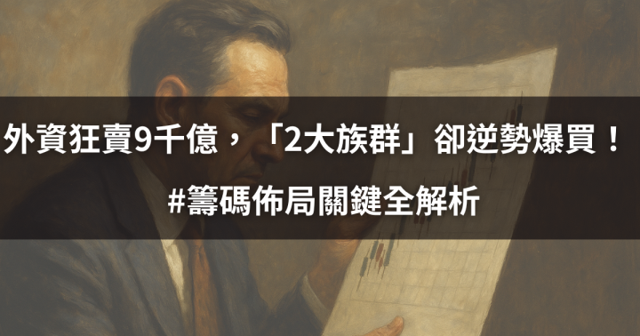 【籌碼必看】外資已狂賣9千億，「這2大族群」卻逆勢爆買！  #籌碼佈局關鍵全解析