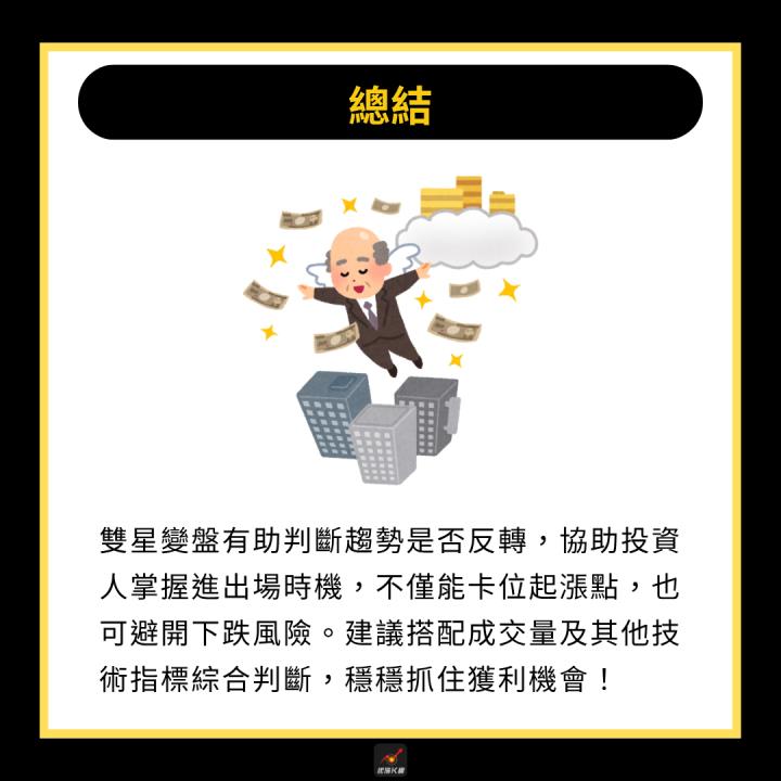 【完整教學】 低檔出現「雙星變盤」，帶量反彈大漲34％！