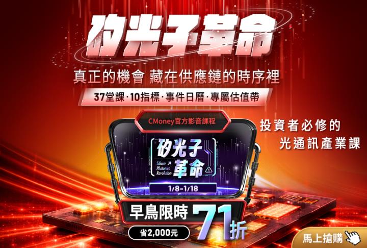 【早鳥只到1/18】籌碼K線VIP專屬 $300 元課程折價券這裡領！