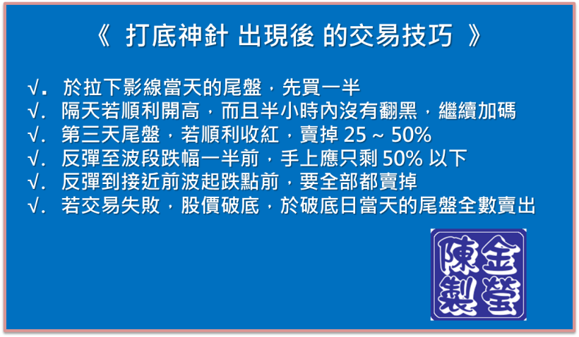 賺錢真好！出現「打底神針」的股票，是我搶反彈最喜歡的；這 1 檔是 ...