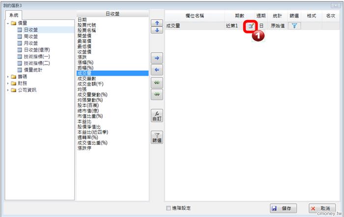 如何設定【即時成交量】 大於 【5日均量】的3倍?