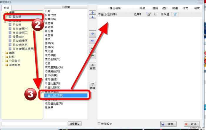 如何設定 最高本益比,最低本益比,平均本益比