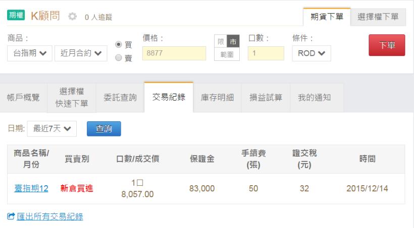 如何透過股市大富翁下期貨單？