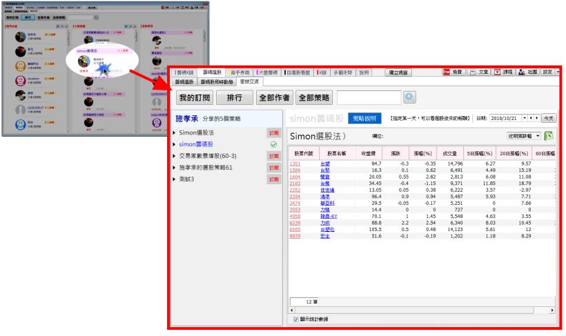 選股密技交流園地