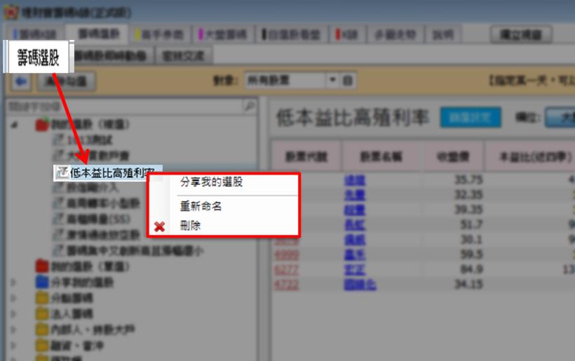 選股密技交流園地