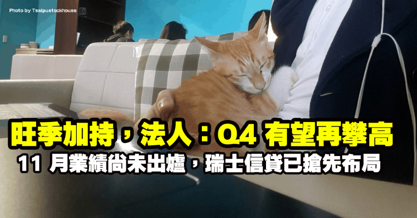 AI 晶片出貨旺季，法人：Q4 有望再攀高，11 月業績尚未出爐，瑞士信貸已搶先布局…